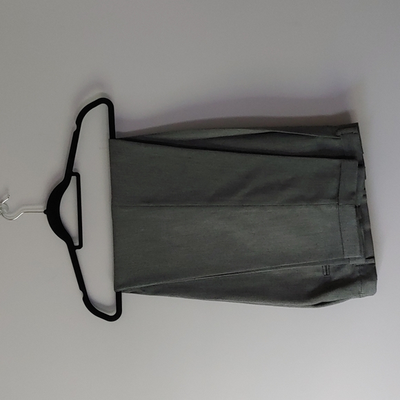 City Streets Vintage Gray Pleated Dress Pants Striped 33x30Slacks - Picture 2 of 6